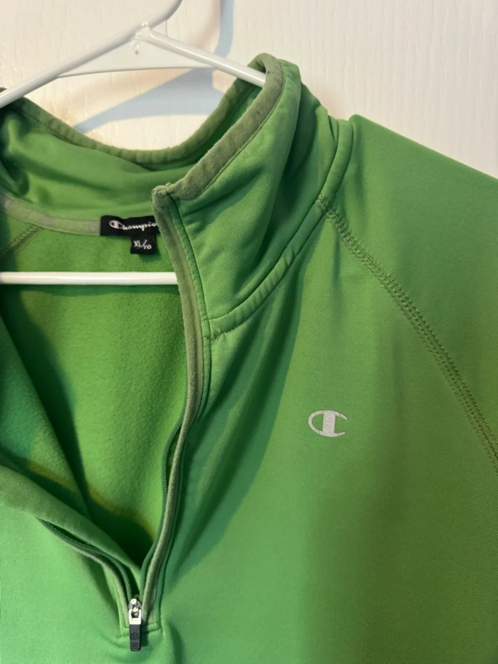 Champion Lime Green Half-Zip Pullover - Picture 3 of 3